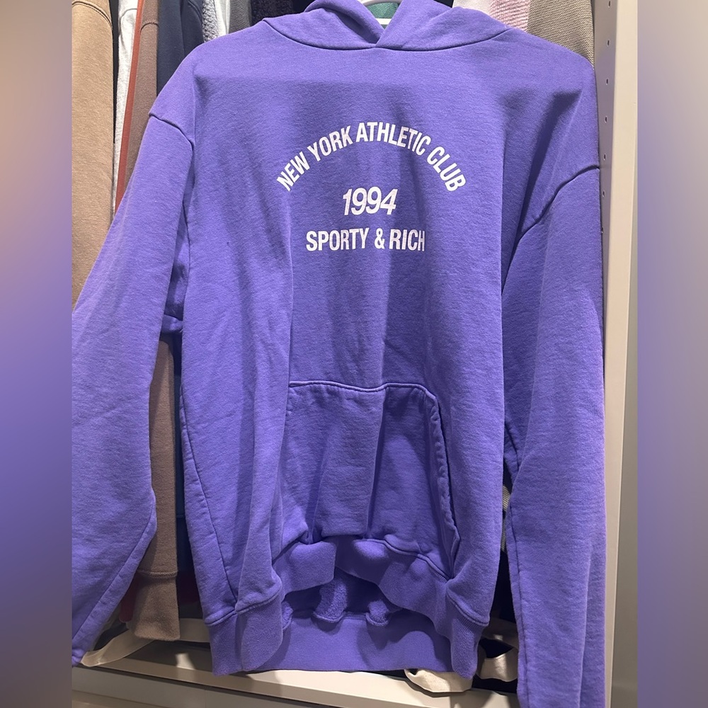 Sporty & Rich Violet Hoodie